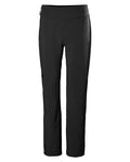 Black Coloured Helly Hansen Womens Nora Softshell Pants on white background #colour_black