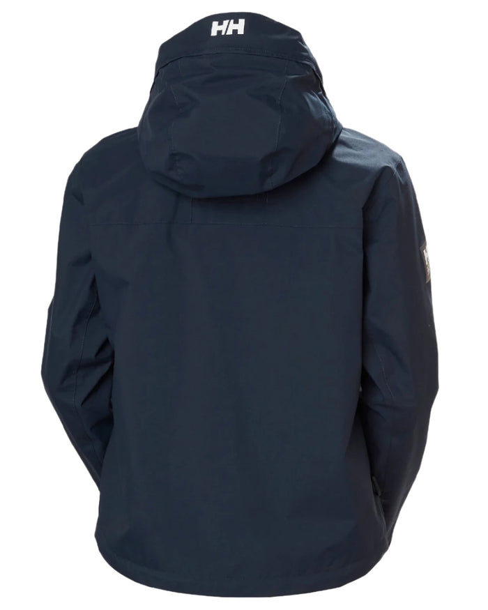 Navy coloured Helly Hansen Womens Quayside Jacket on white background #colour_navy