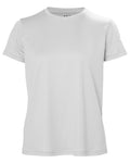 Grey Fog coloured Helly Hansen Womens Tech T-Shirt 2.0 on white background #colour_grey-fog