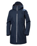 Navy Coloured Helly Hansen Womens Westport Insulated Coat on white background #colour_navy