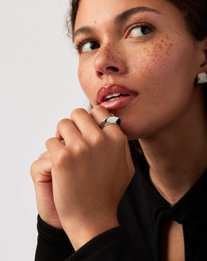 Hera Dome Stacking Ring | Sterling Silver Rings Missoma