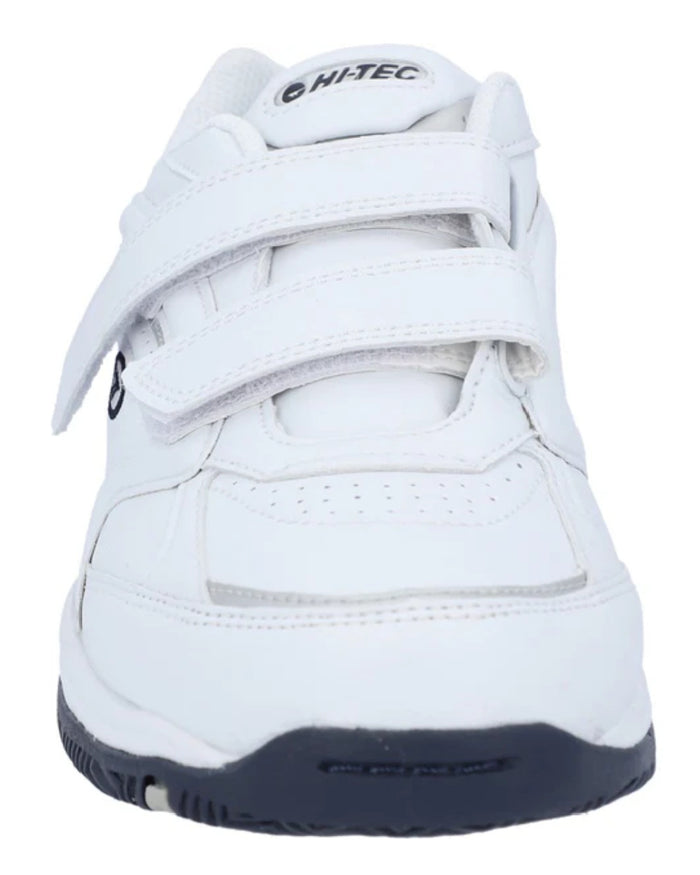 White Coloured Hi-Tec Blast Lite EZ Trainers On A White Background #colour_white