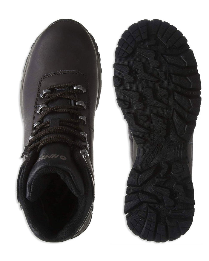 Dark Chocolate Hi-Tec Ladies Eurotrek Lite Waterproof Boots on white background #colour_dark-chocolate
