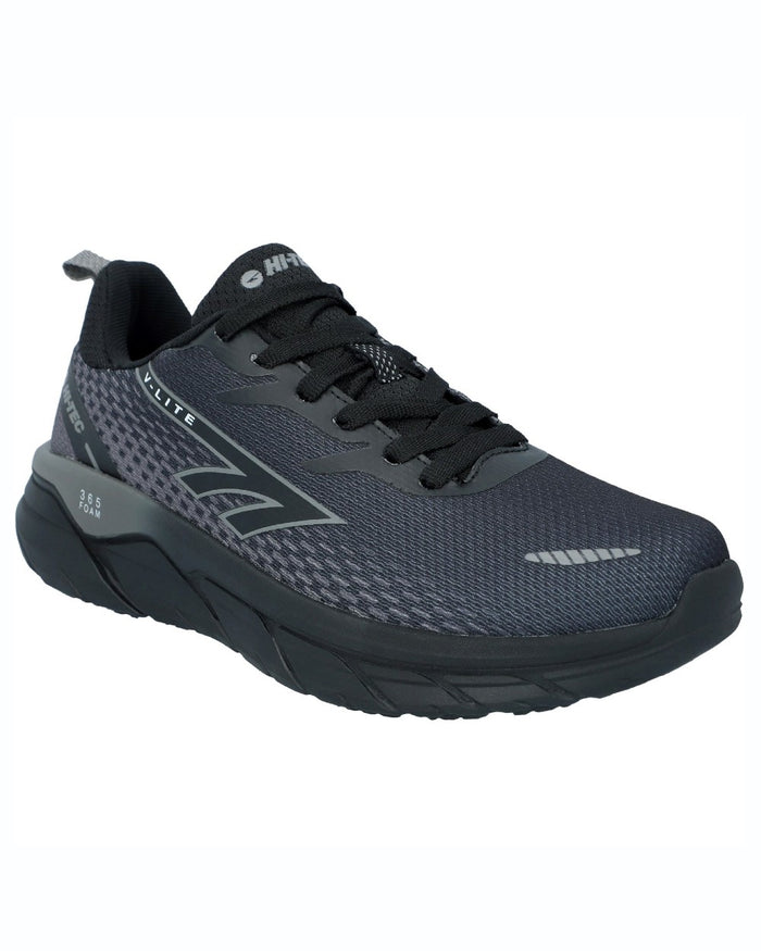 Dark Blue coloured Hi-Tec Mens Promenade Trainers on white background #colour_dark-blue