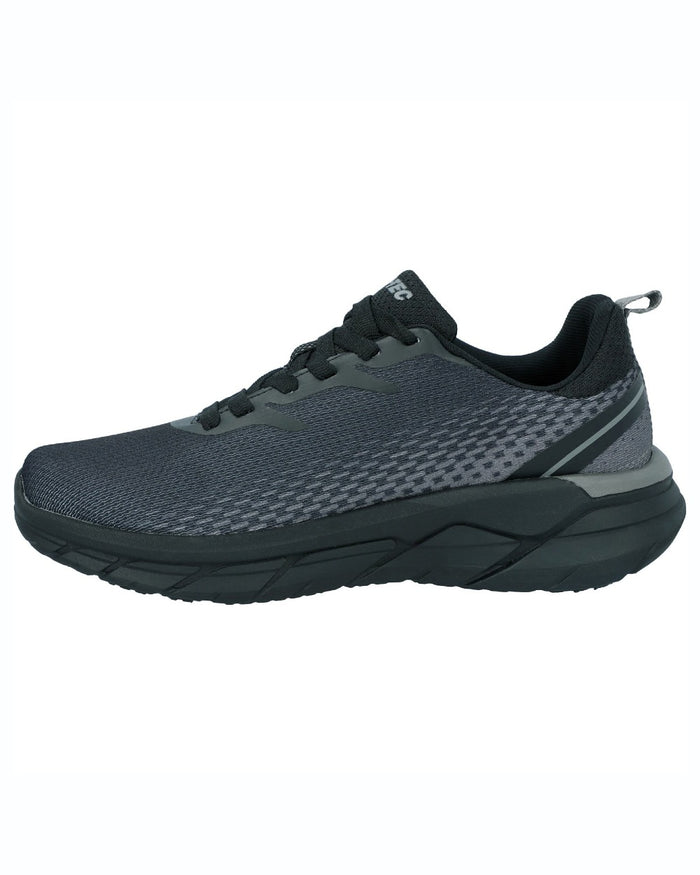 Dark Blue coloured Hi-Tec Mens Promenade Trainers on white background #colour_dark-blue