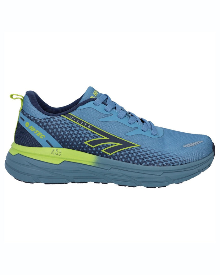 Blue coloured Hi-Tec Mens Promenade Trainers on white background #colour_blue