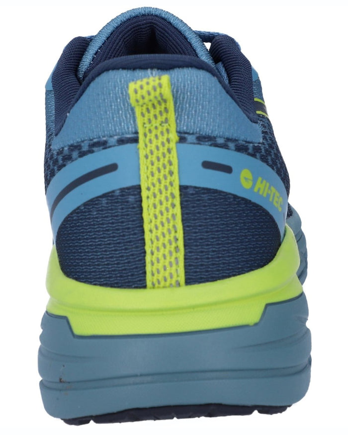 Blue coloured Hi-Tec Mens Promenade Trainers on white background #colour_blue