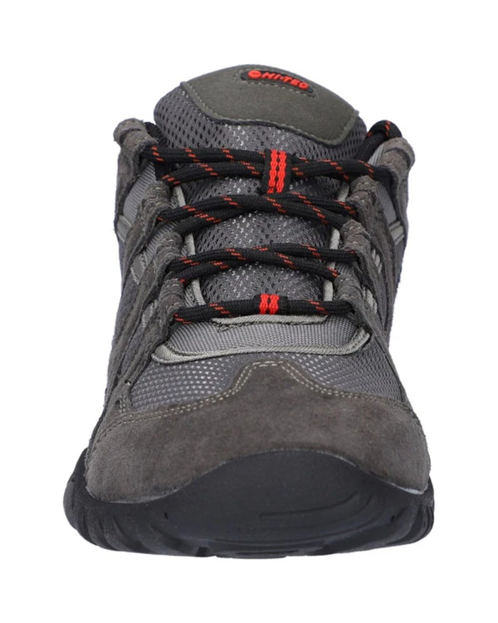 Grey Coloured Hi-Tec Mens Quadra II Shoes On A White Background #colour_grey