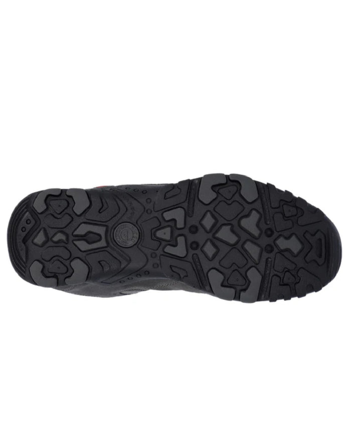 Grey Coloured Hi-Tec Mens Quadra II Shoes On A White Background #colour_grey