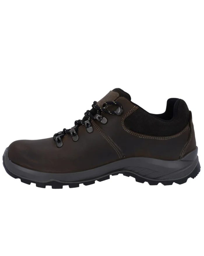 Brown Coloured Hi-Tec Mens Walk Lite Camino Ultra Shoes On A White Background #colour_brown