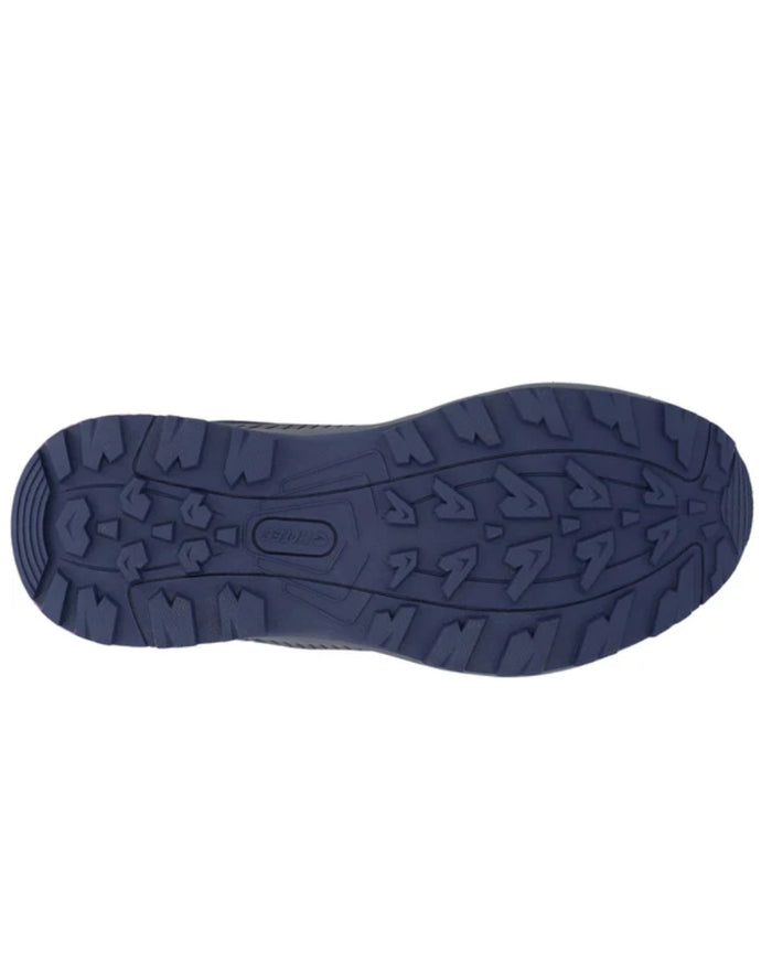Dark Blue Coloured Hi-Tec Womens Diamonde Low Shoes On A White Background #colour_dark-blue