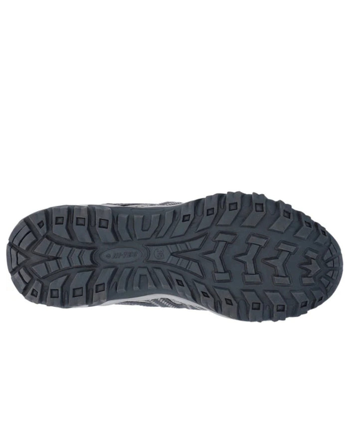 Grey Coloured Hi-Tec Womens Jaguar Mid Boots On A White Background #colour_grey