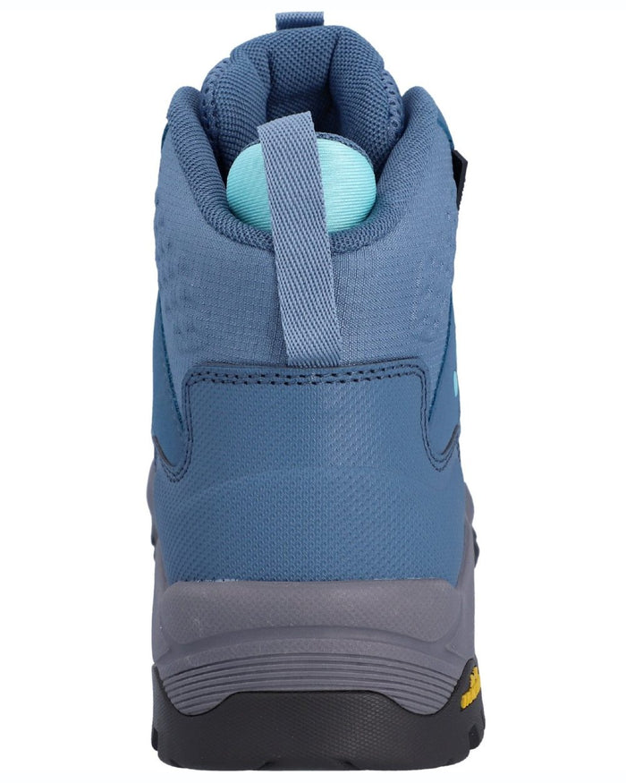 Mid Blue coloured Hi-Tec Womens Storm Expedition Sport Boots on white background #colour_mid-blue