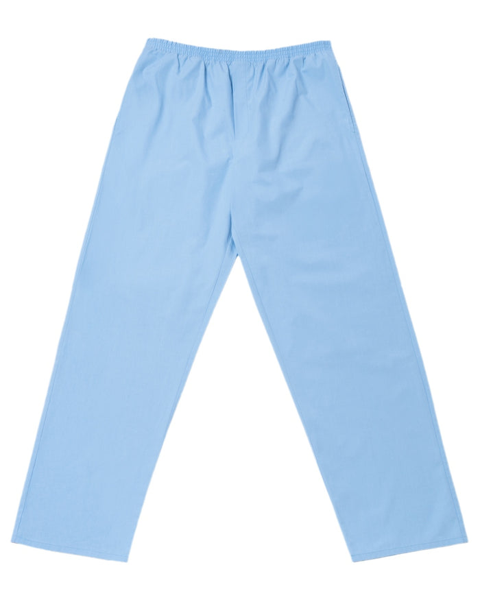 Light Blue Coloured HJ Hall Mens Pure Cotton Pyjamas on white background #colour_light-blue