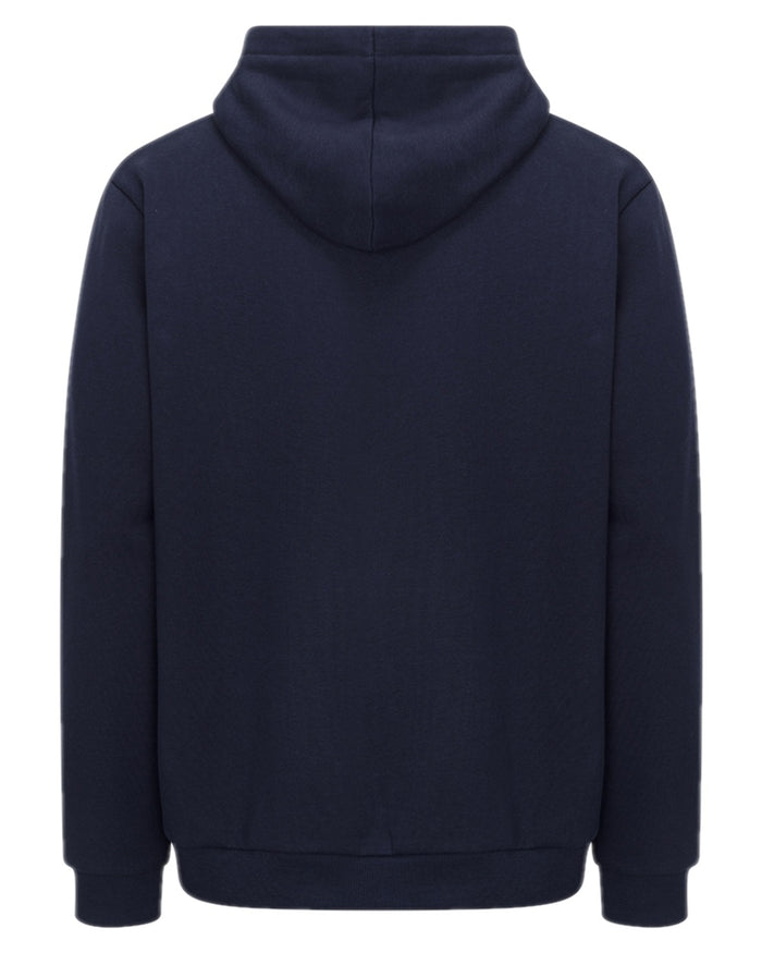 Navy Coloured Hoggs of Fife Annan 1888 Hoodie on white background #colour_navy