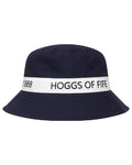 Navy White coloured Hoggs of Fife Dumfries 1888 Bucket Hat on white background #colour_navy-white