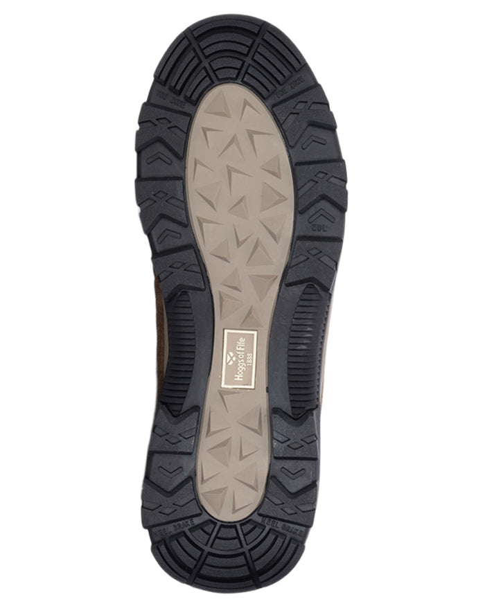 Brown coloured Hoggs of Fife Glen Nevis Waterproof Hiking Boots on white background #colour_brown