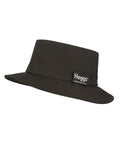 Green coloured Hoggs of Fife Green King II Bush Hat on white background #colour_green