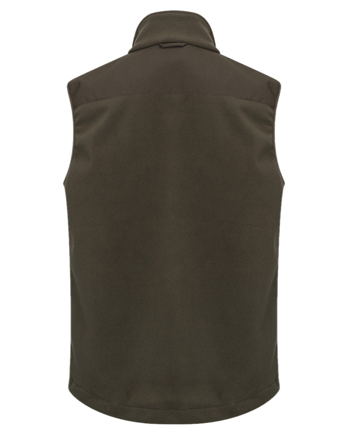 Green Coloured Hoggs of Fife Mens Green King II Gilet on white background #colour_green