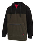 Green Coloured Hoggs of Fife Green King II Stormproof Bonded Hoodie on white background #colour_green