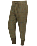 Green Blue coloured Hoggs of Fife Mens Kingussie Tweed Breeks on white background #colour_green-blue