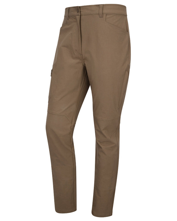 Khaki coloured Hoggs of Fife Mens Rothesay Utility Trousers on white background #colour_khaki