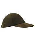 Dark Green coloured Hoggs of Fife Struther Waterproof Baseball Cap on white background #colour_dark-green