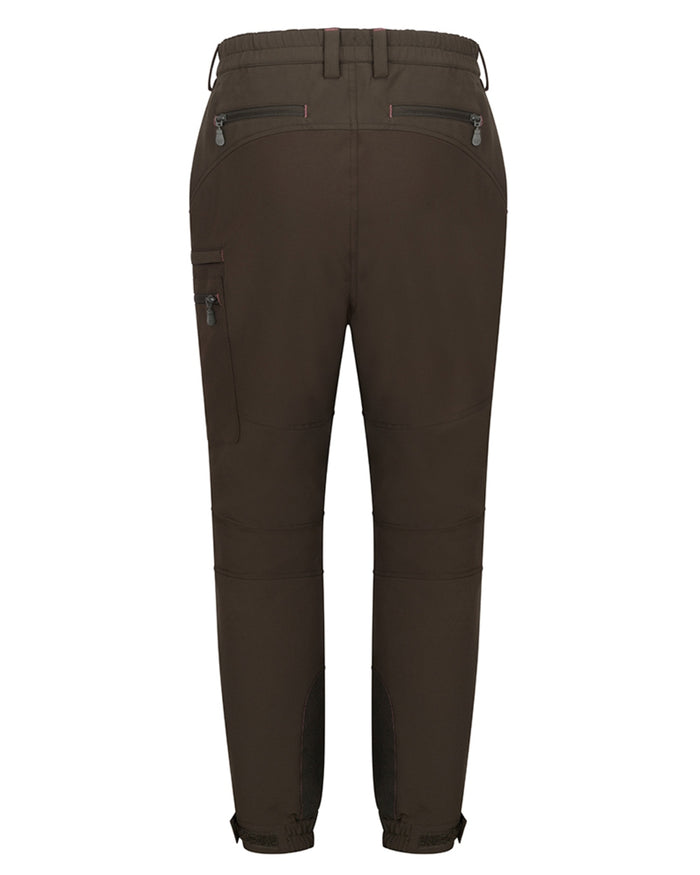 Green Coloured Hoggs of Fife Womens Ardross 4-Way Active Trousers on white background #colour_green