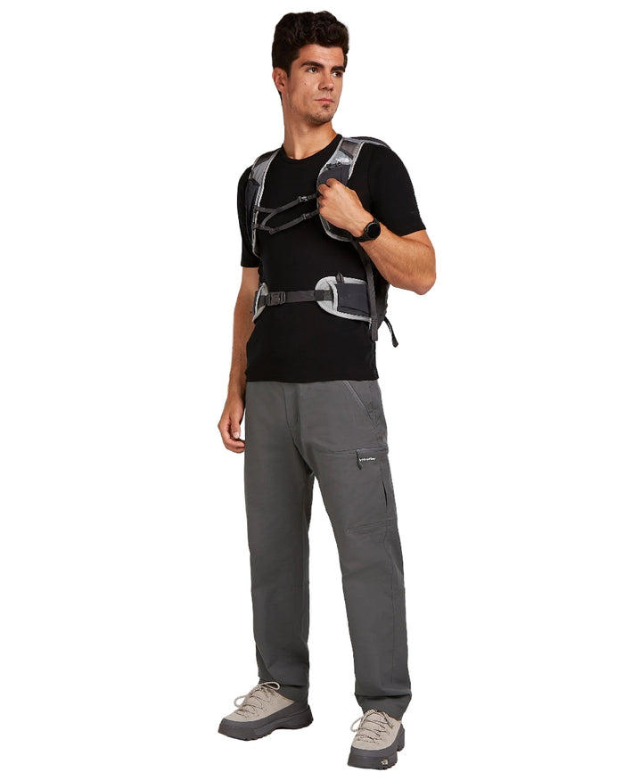 Black Coloured Icebreaker Mens 175 Everyday Thermal Top on white background #colour_black