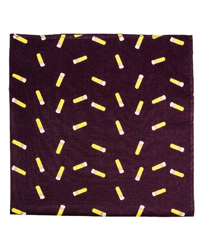 Wine coloured Jack Pyke 4 Pack Hankies on white background #colour_wine