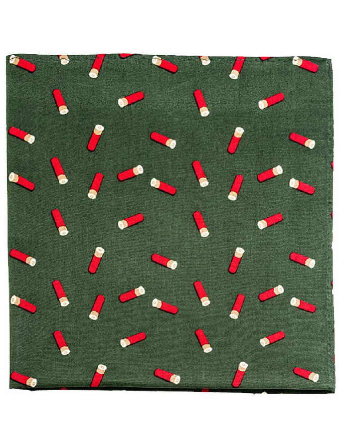 Wine Green coloured Jack Pyke 4 Pack Hankies on white background #colour_wine-green