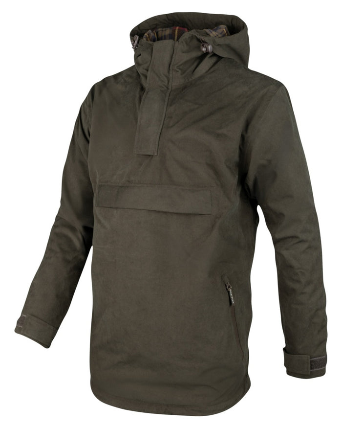 Brown coloured Jack Pyke Ashcombe Smock on white background #colour_brown