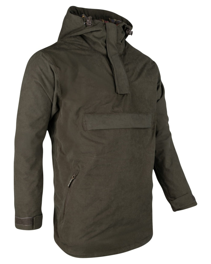 Brown coloured Jack Pyke Ashcombe Smock on white background #colour_brown