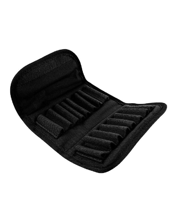 Black coloured Jack Pyke Bullet Pouch on white background #colour_black