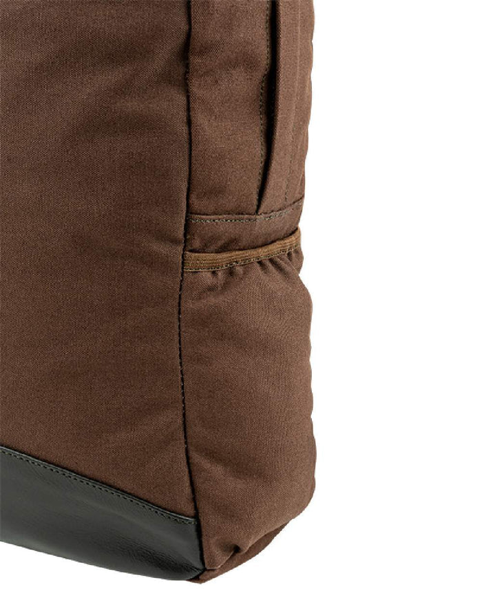 Brown coloured Jack Pyke Canvas Field Pack on white background #colour_brown
