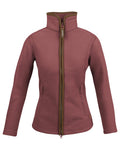 Burnt Copper coloured Jack Pyke Ladies Recycled Fleece Jacket on white background #colour_burnt-copper
