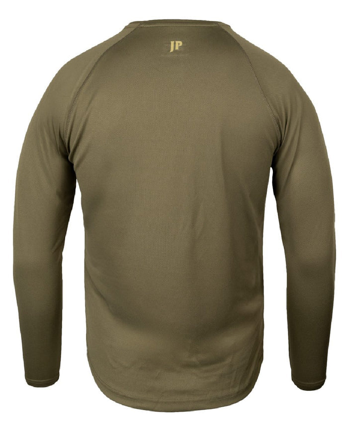 Green coloured Jack Pyke Mens Base Layer Set on white background #colour_green