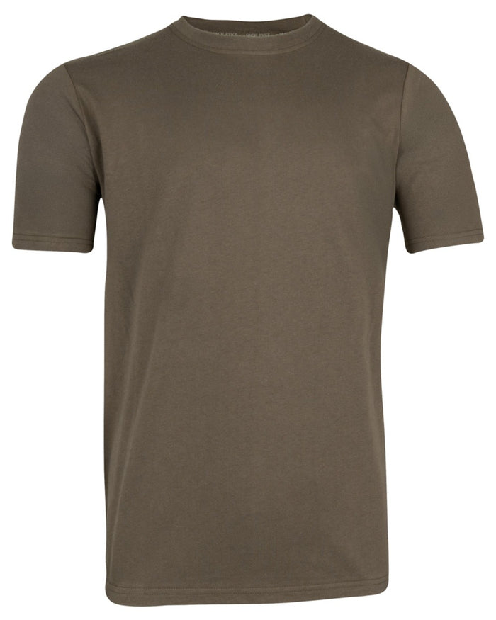Green coloured Jack Pyke Mens Cotton T-Shirt on white background #colour_green