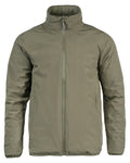 Green coloured Jack Pyke Mens Reversible Waterproof Jacket on white background #colour_green