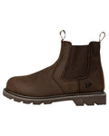 Brown coloured Jack Pyke Mens Safety Dealer Boots on white background #colour_brown