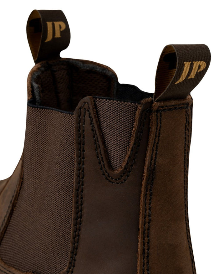 Brown coloured Jack Pyke Mens Safety Dealer Boots on white background #colour_brown