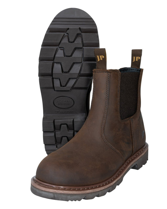 Brown Coloured Jack Pyke Mens Shires Dealer Boots on white background #colour_brown
