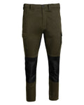 Green Coloured Jack Pyke Mens Technical Work Trousers on white background #colour_green