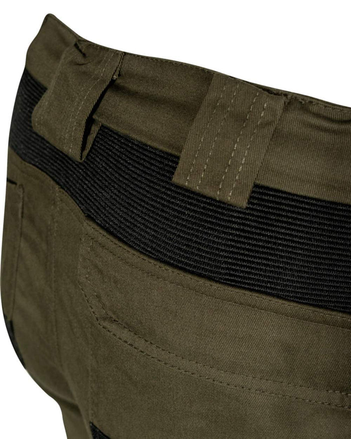 Green Coloured Jack Pyke Mens Technical Work Trousers on white background #colour_green