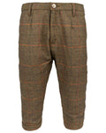 Brown Coloured Jack Pyke Mens Tweed Breeks on white background #colour_brown