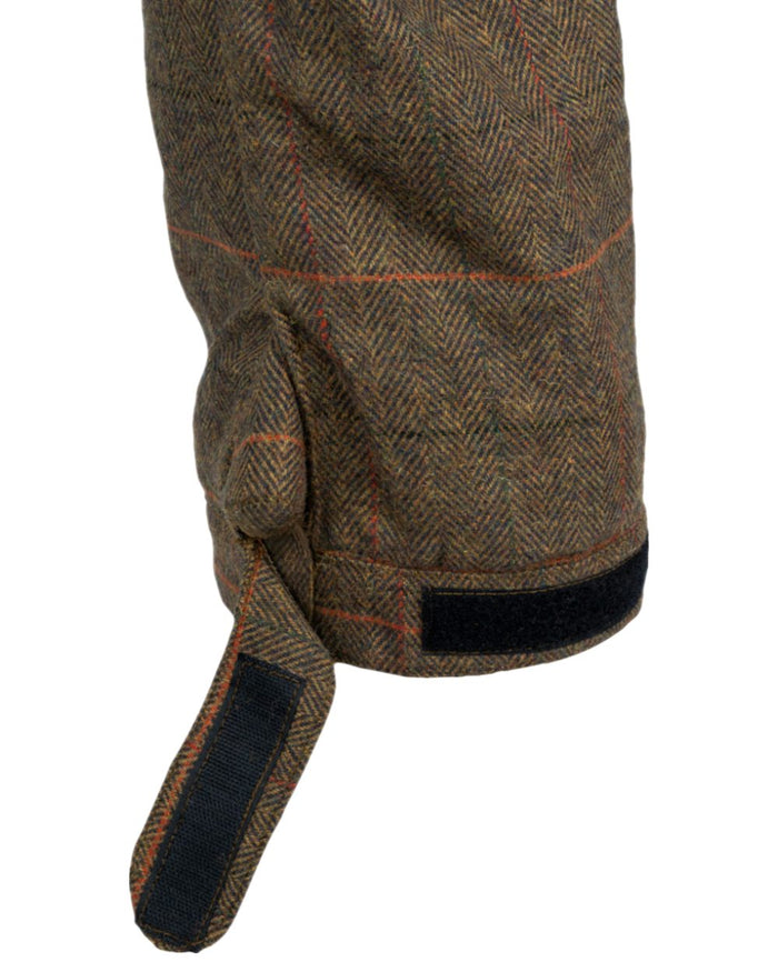 Brown Coloured Jack Pyke Mens Tweed Breeks on white background #colour_brown