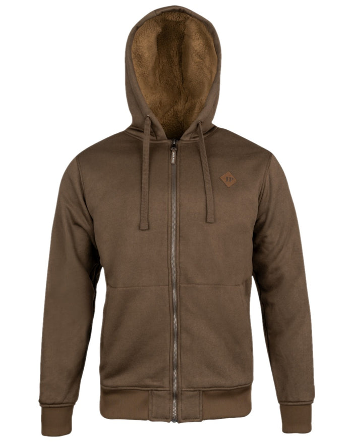 Coyote Coloured Jack Pyke Mens Yakka Hoodie on white background #colour_coyote