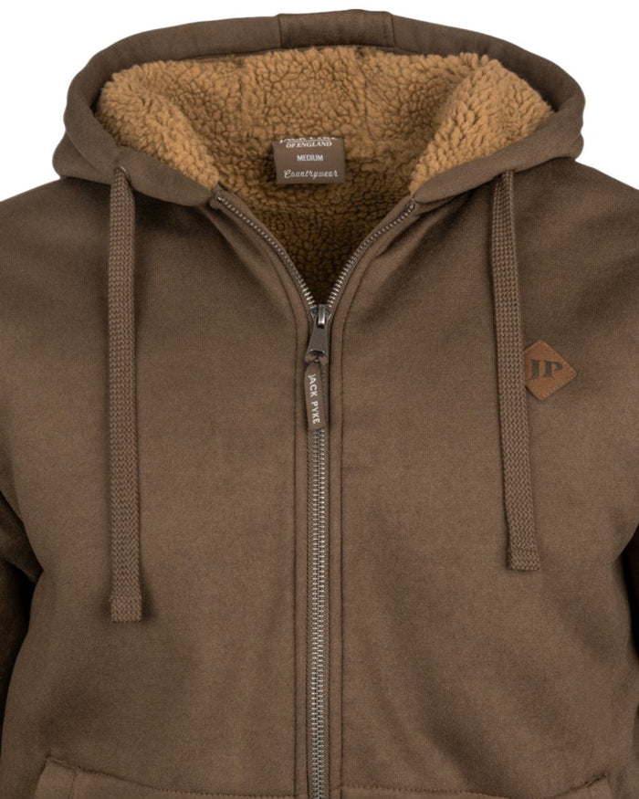 Coyote Coloured Jack Pyke Mens Yakka Hoodie on white background #colour_coyote