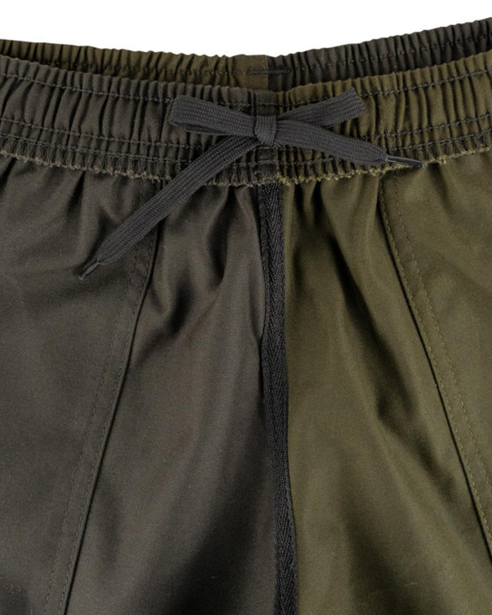 Dark Olive coloured Jack Pyke Mens Yakka Shorts on white background #colour_dark-olive