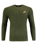 Green coloured Jack Pyke Shooters Pullover on white background #colour_green